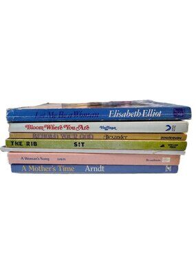 Lot of 7 Vintage Christian Books On Womanhood By Various Authors - Women’s Studi